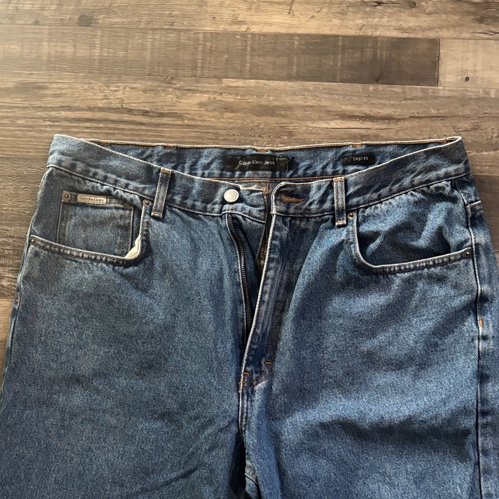 Calvin Klein Men's Blue Denim Jeans